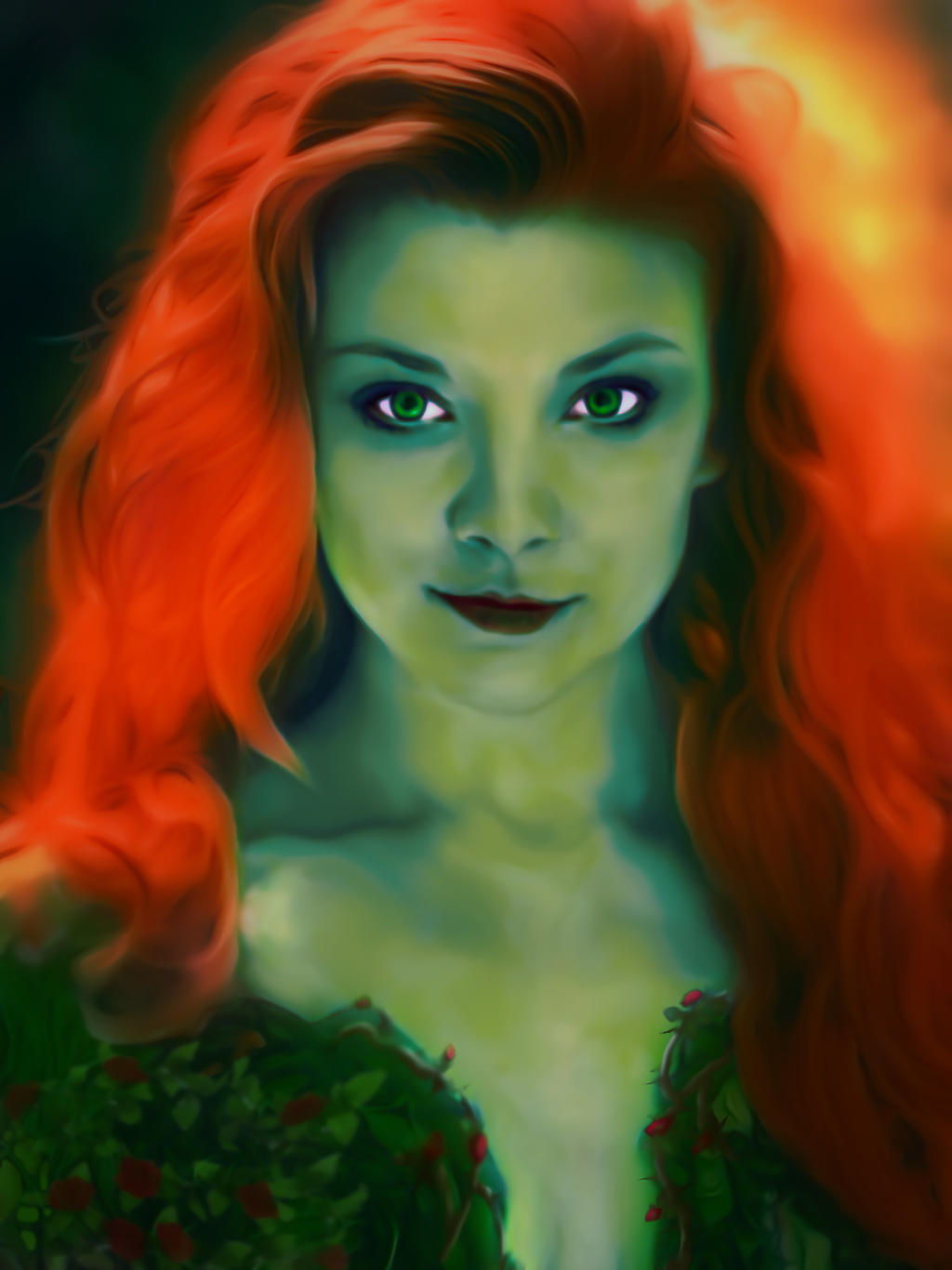 Natalie Dormer As Poison Ivy by petnick on DeviantArt