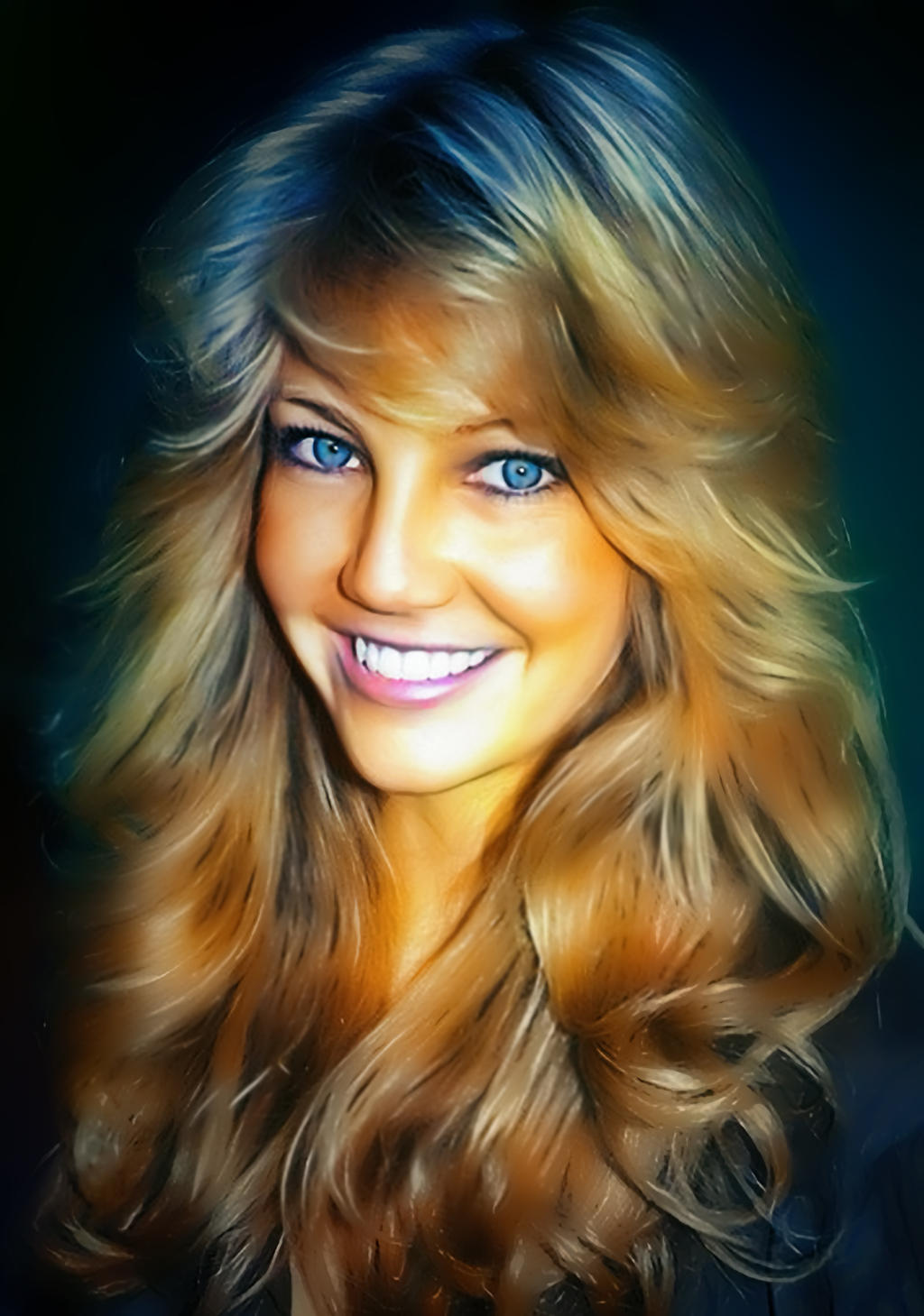Locklear Drawing The beautiful Heather Locklear ! by petnick on DeviantArt
