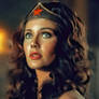 the majesty of Lynda carter as Wonder Woman