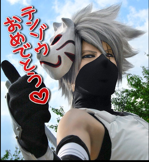 Cosplay sales kakashi wig