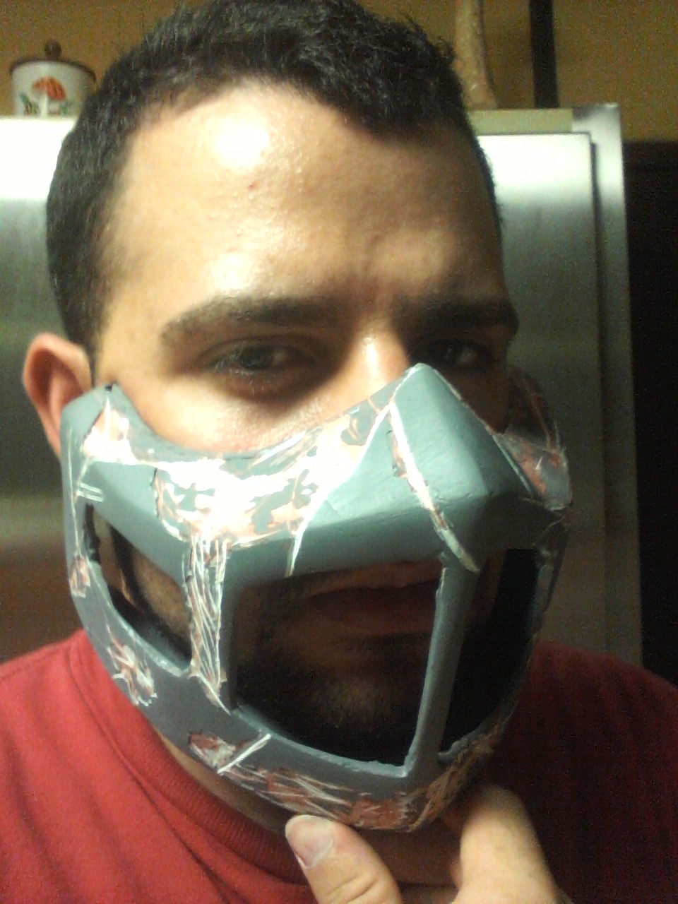 shredder mask completed with battle damage 3