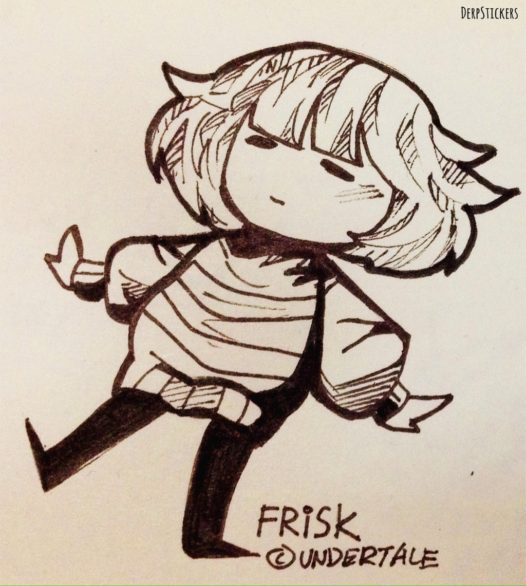 Frisk Reference Drawing Frisk by DerpStickers on DeviantArt