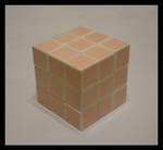 3x3x3 Blonde's cube by Syns-Stuff