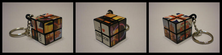2x2x2 London Keychain by Syns-Stuff 2x2x2 London Keychain by Syns-Stuff