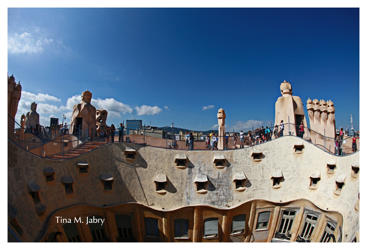 Barcelona-Casa Mila terrasse