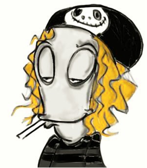 Roger as Corey Taylor