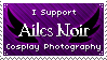 I Support Ailes Noir Stamp by Oreleth