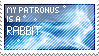 Rabbit Patronus Stamp