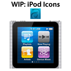 WIP: iPod Icons+Psd+Png