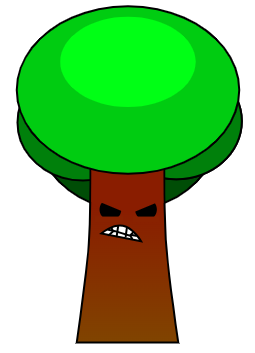Mr. Tree very angry by realdonald24321 on DeviantArt
