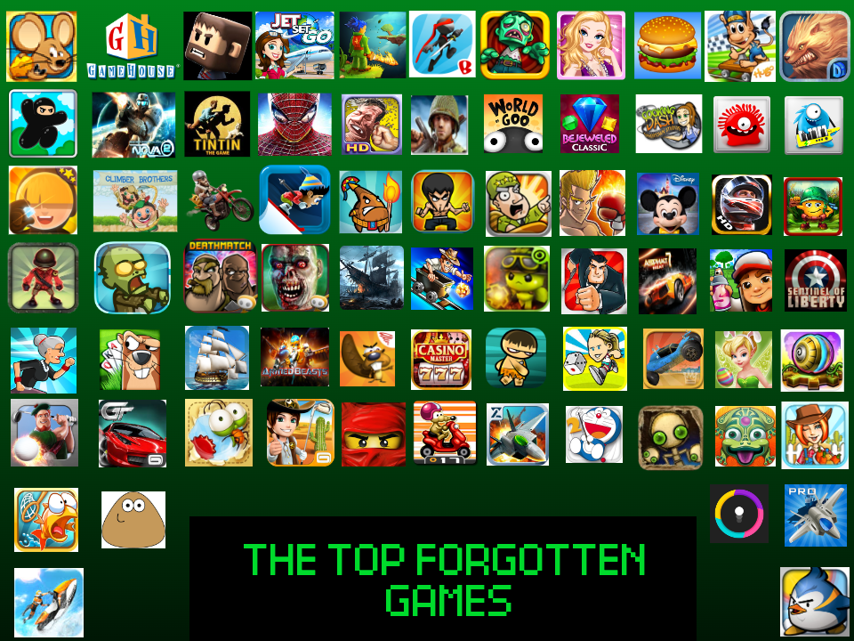 The Top Forgotten Game List by PyaeSoneHein5676 on DeviantArt
