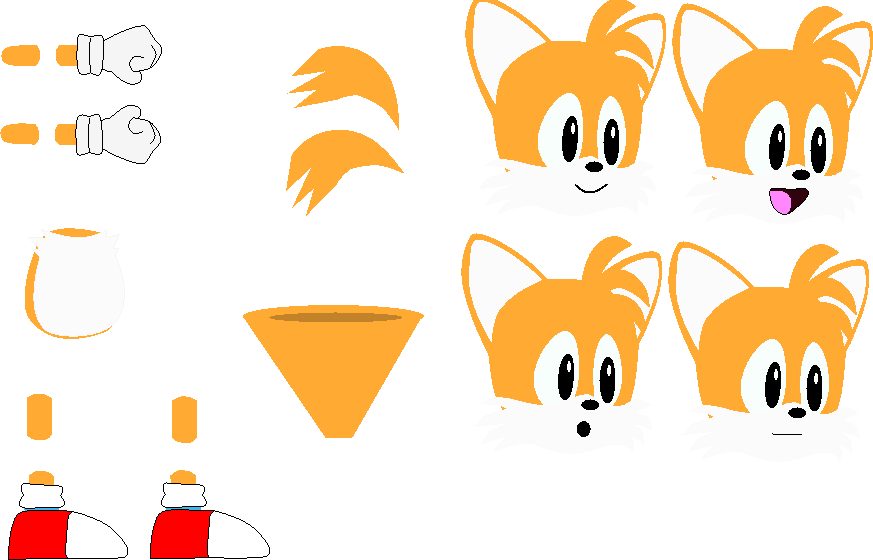 Classic Tails Sprite by PyaeSoneHein5676 on DeviantArt