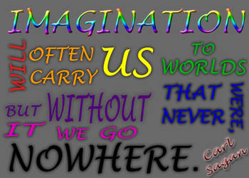 IMAGINATION carl sagan