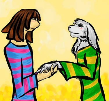 Darmicy on X: frisk art to make up for not being in the undertale