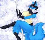 Lucario by Andromeda-James