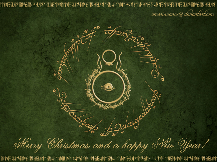 LotR Christmas Card by AmarieVeanne on DeviantArt lotr-christmas-card-by-amarieveanne-on-deviantart