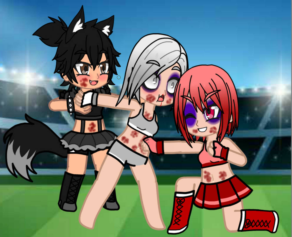 Windolyn Windolyn and Stella beating up Iris by Godzldr on DeviantArt