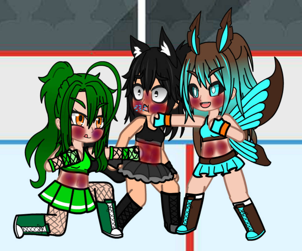 Windolyn Molly and Alia beating up Windolyn by Godzldr on DeviantArt