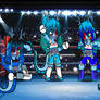 Sisters fight to show who is the strongest.