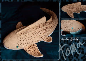 Leopard shark plushie
