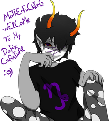 Sober!Gamzee + bloody text