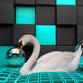 photoshop swan