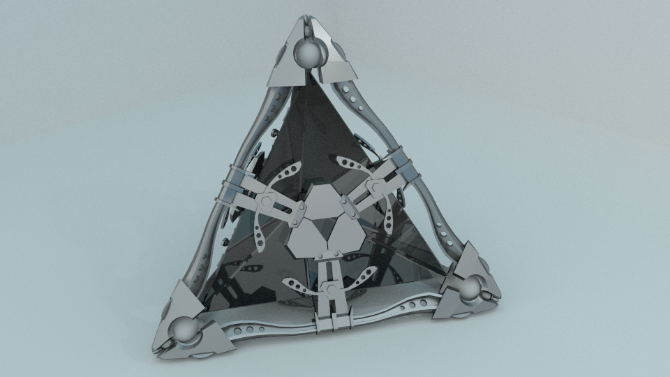 Jedi Holocron 3d model.