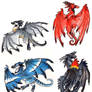 Bird Dragons Set