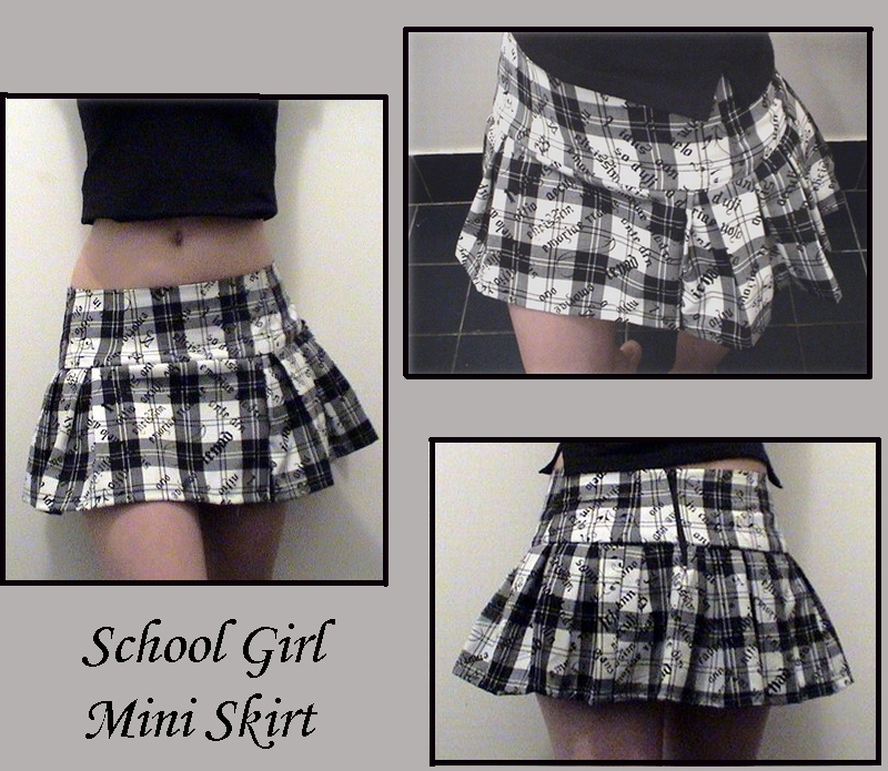 school girl mini skirt