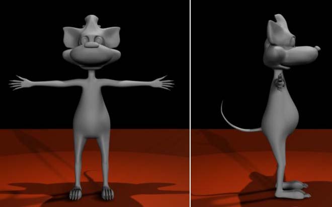 Rat 3d Model