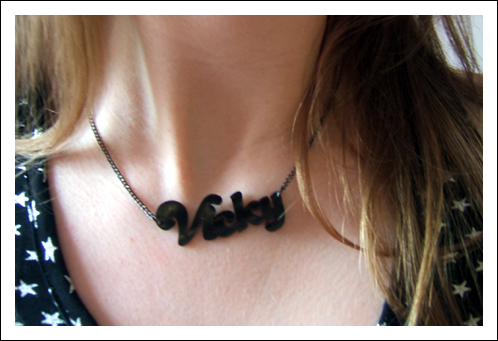 name necklace: vicky by vickehh on DeviantArt name necklace: vicky by vickehh on DeviantArt