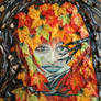 autumn Elve 3D Mixed Media Art
