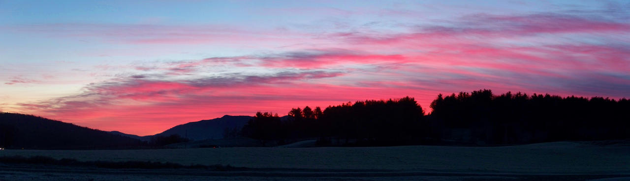 November Sunrise Panorama