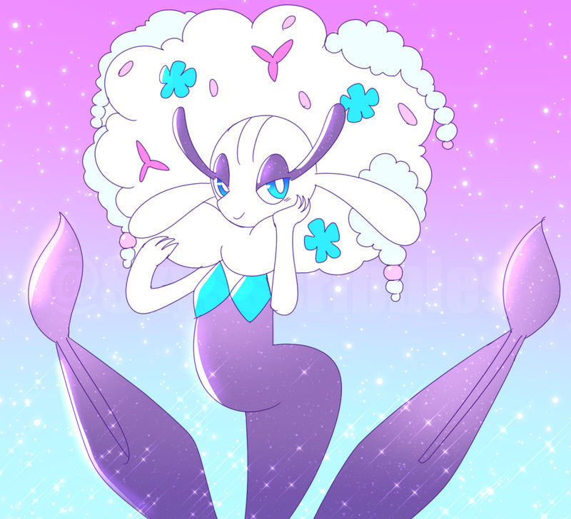 Florges Style Doodle: Shiny Florges by Rainbow-Skybird on DeviantArt