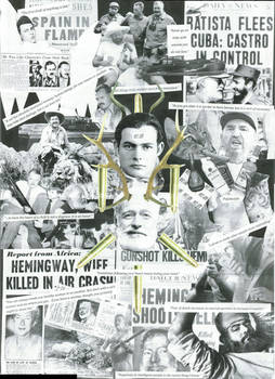 Collage: Ernest Hemingway