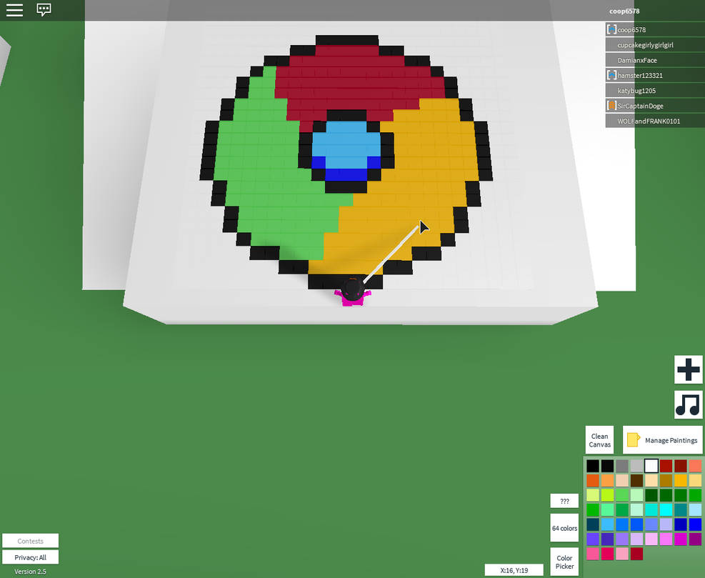 Roblox Pixel Art Creator Google Chrome Logo By Koopaklan On Deviantart - roblox pixel art creator tutorial
