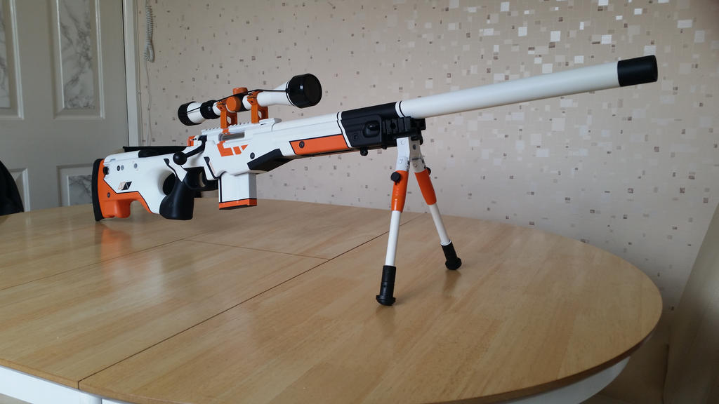 Real Counter Strike Asiimov Sniper by on DeviantArt