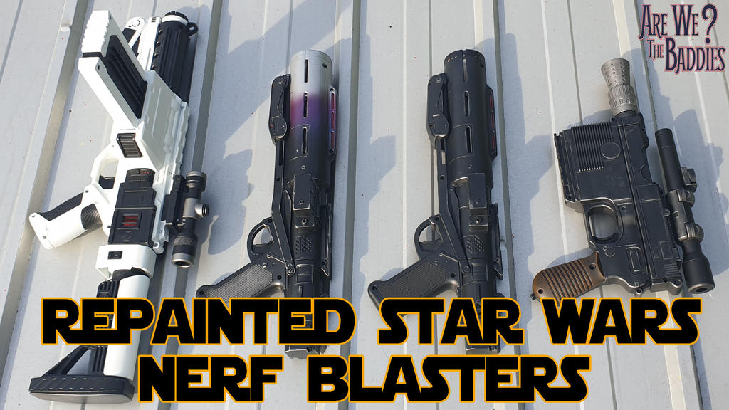 Nerf sniper rifle and heavy blaster by AreWeTheBaddies on DeviantArt