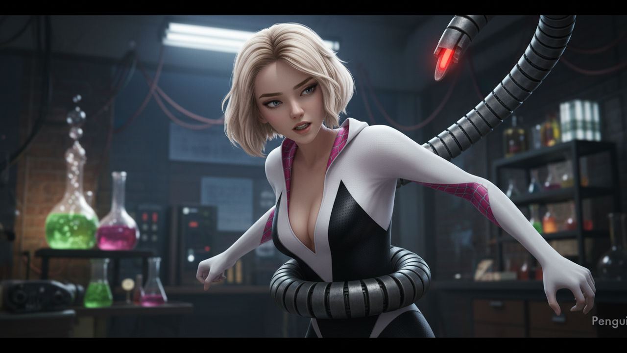 Female Doc Oct Gwen on doc. Octopus mercy, pt.1 by HeroinesDistres on DeviantArt