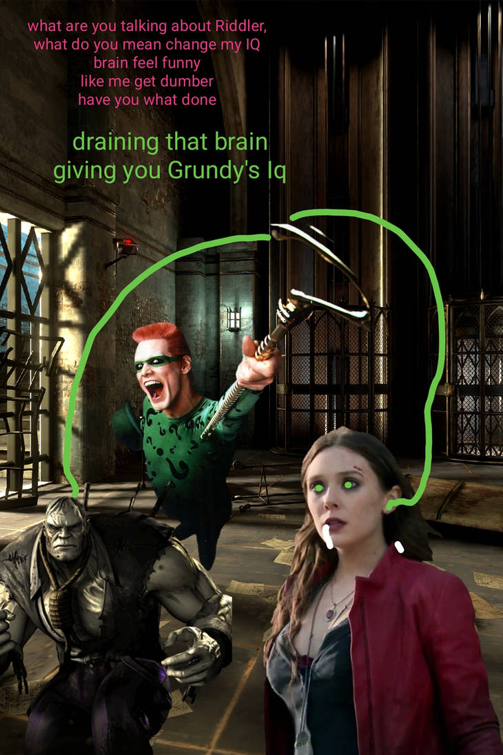 Riddler Intelligence Scarlet Witch vs Riddler: IQ Change by PhantomWidow12 on DeviantArt