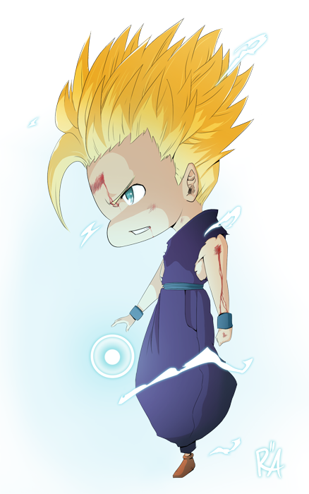 Chibi SS2 Gohan by LazyReko on DeviantArt Chibi SS2 Gohan by LazyReko on DeviantArt