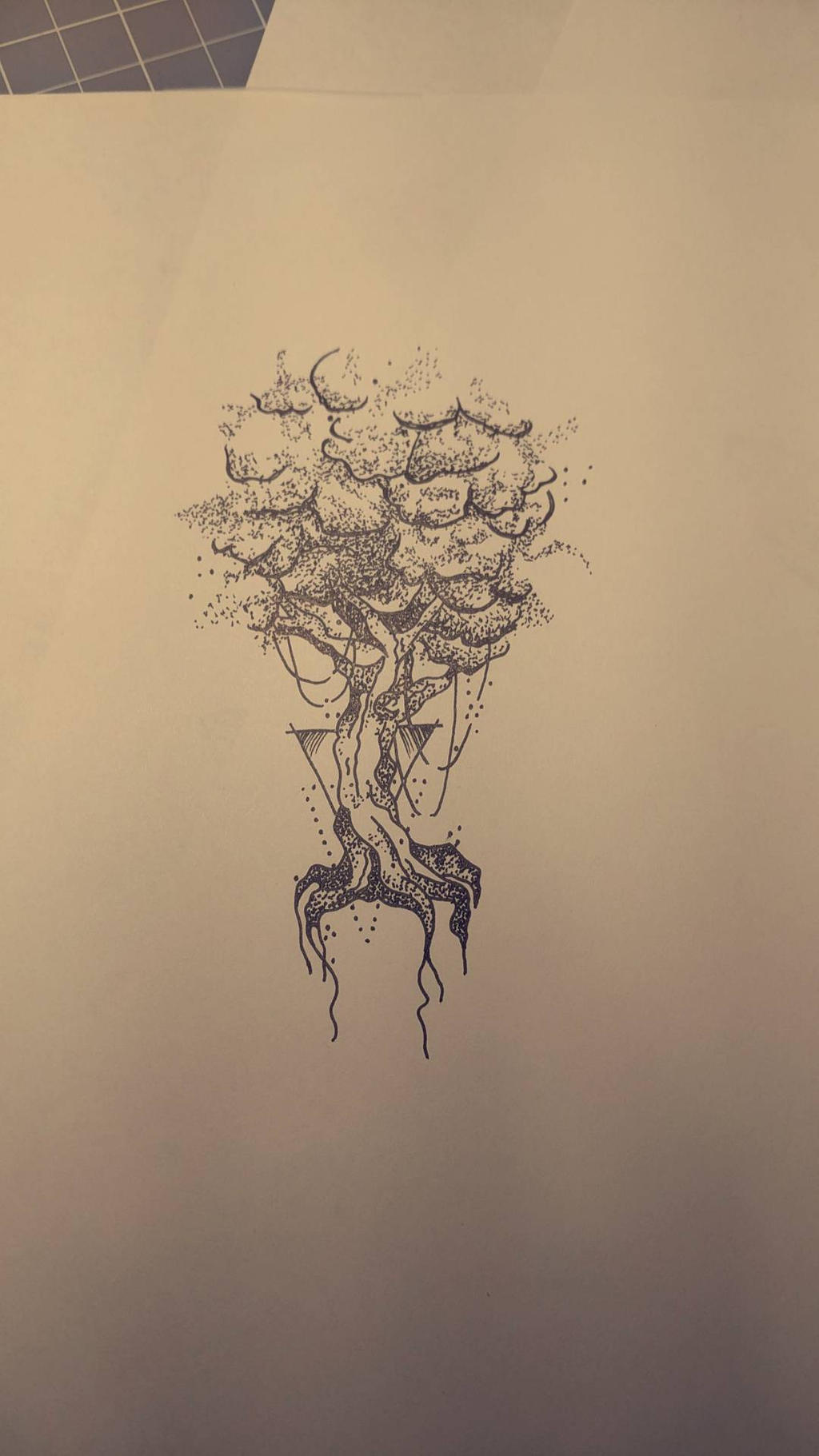 Stipple Tree By Witchica On DeviantArt