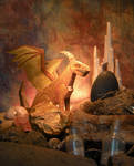Paper Dragon by LaurasMuse