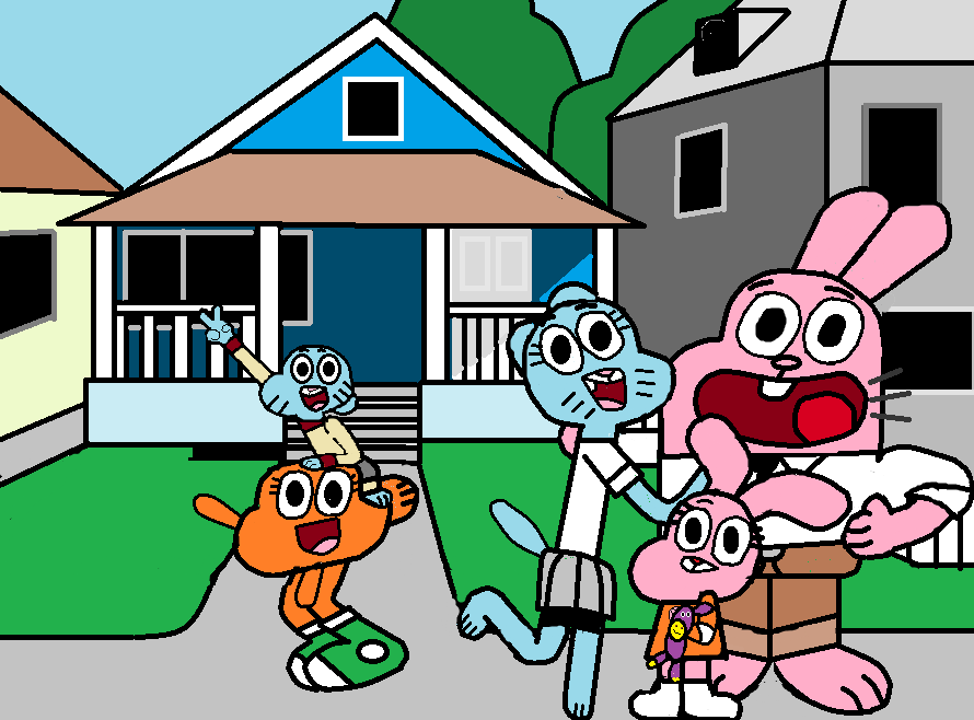 Gumball in his House by SuperLooneyDude on DeviantArt