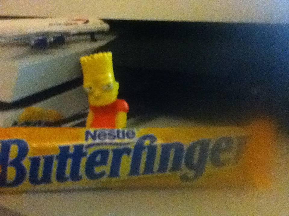 Nobody Lays A Finger On My Butterfinger Bart-Nobody better lay a finger on my Butterfinger by HTFBlueFan2012 on