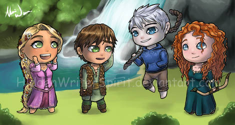 Commission: Big Four Chibis