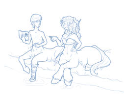 Mericcup Centaur AU