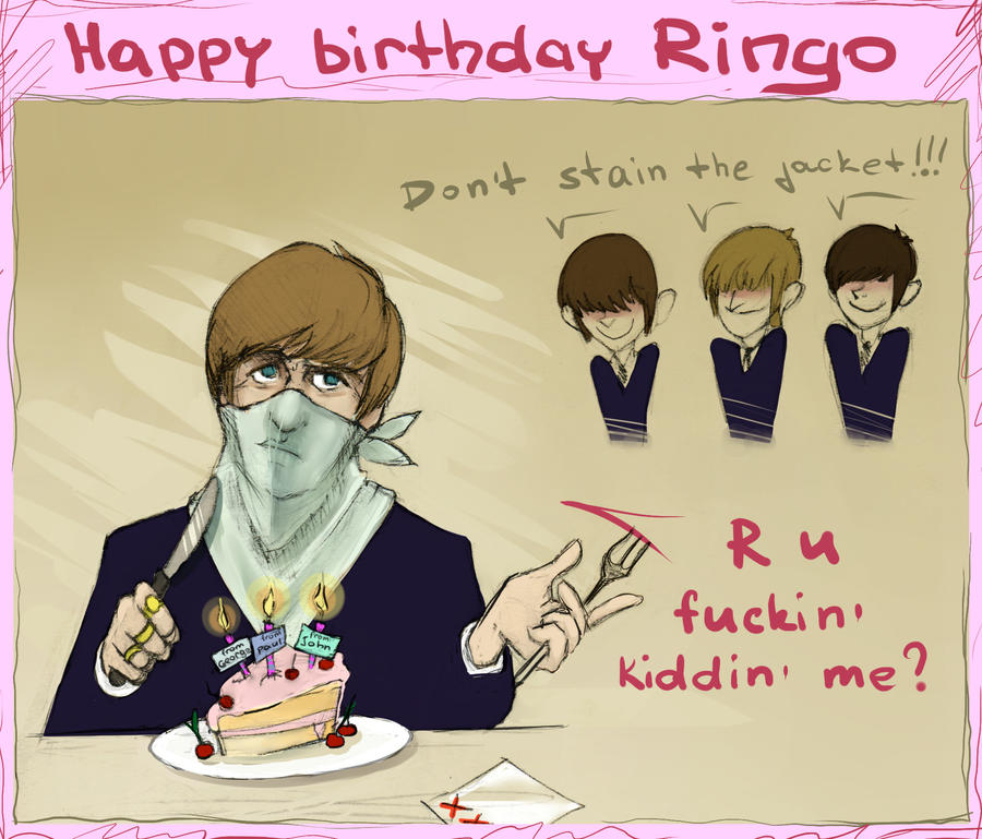 Happy Ringo Greetings for Ringo by FrAlichen on DeviantArt