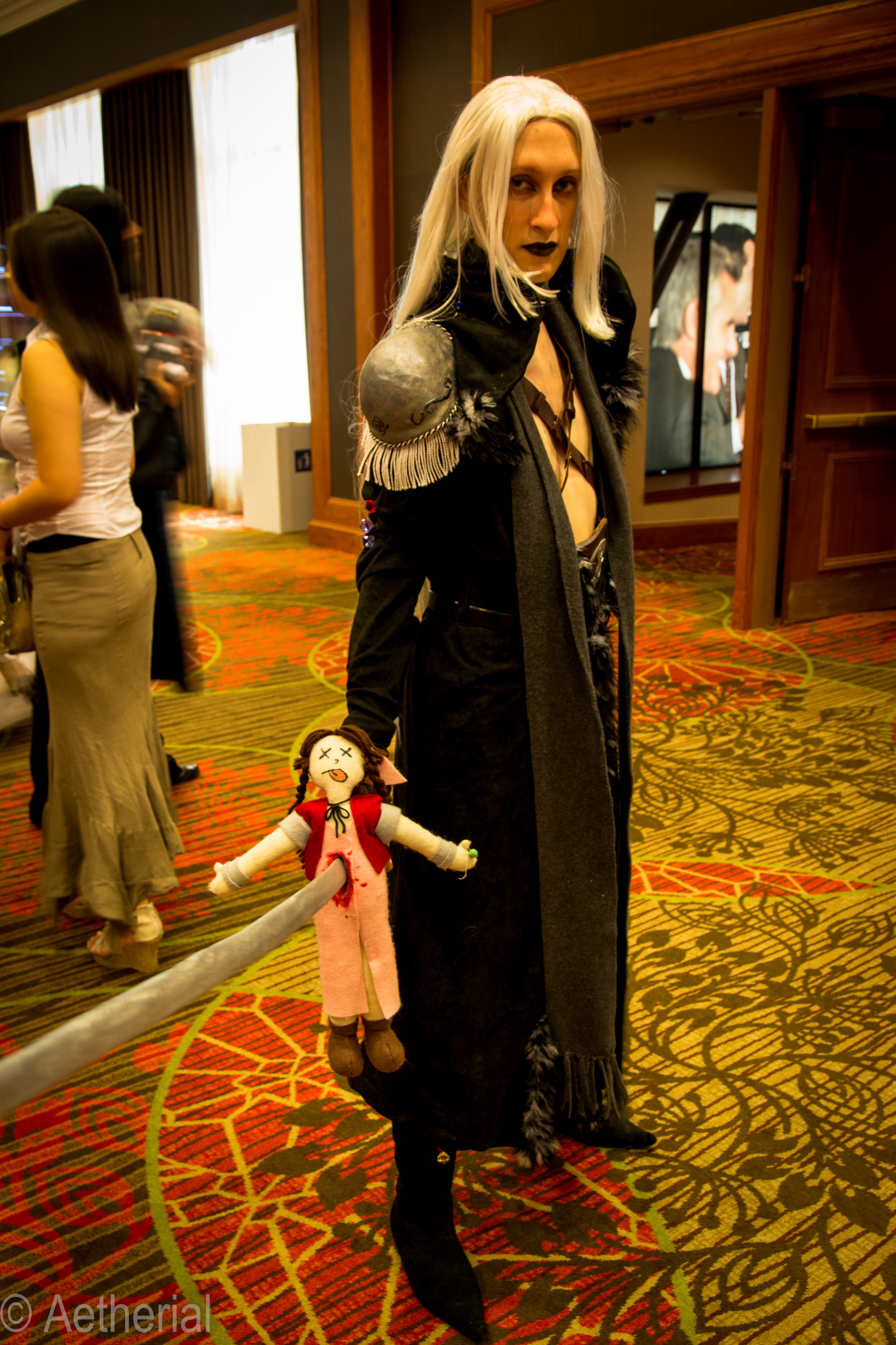 Sephiroth and Aeris