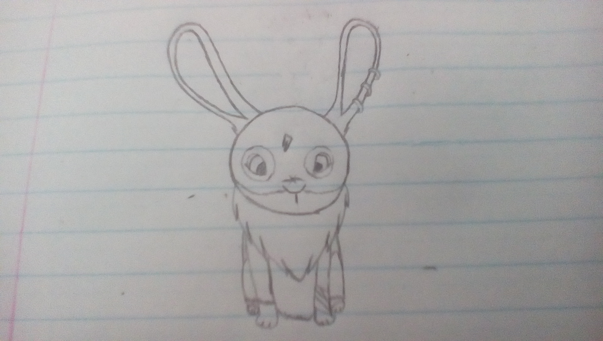 Shadow Rabbit (Sketch) by WolfbotShadowdragon on DeviantArt